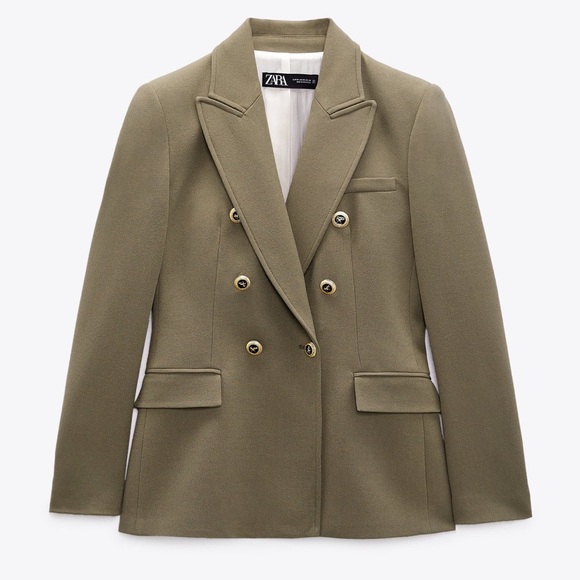 Zara tailored double breasted blazer - Picture 1 of 6